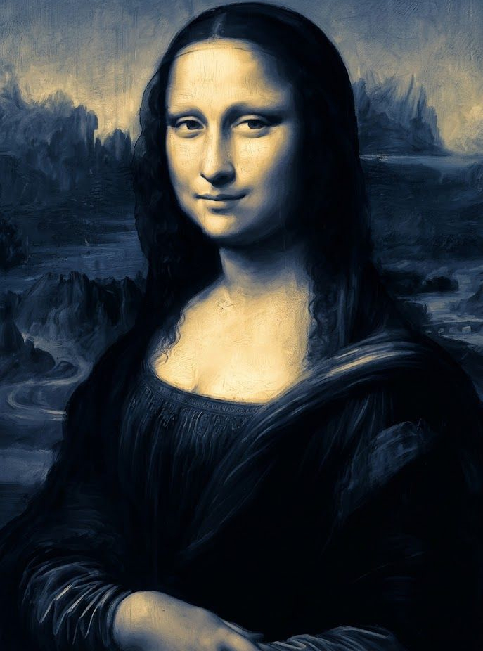 painting of Mona Lisa